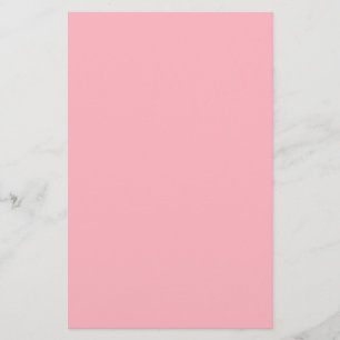 Lichtroze vaste kleur briefpapier