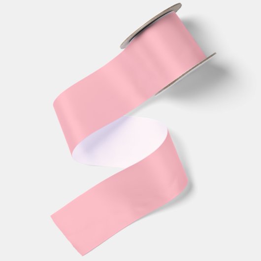 Lichtroze vaste kleur lint (Achterkant)