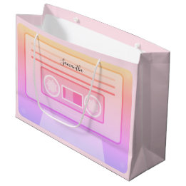 Lichtroze Y2k 90s Retro Audio Cassette Custom Groot Cadeauzakje
