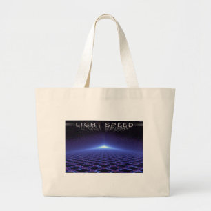 Lichtsnelheid Grote Tote Bag