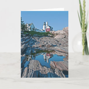 Lichtstation voor Pemaquid Point Kaart