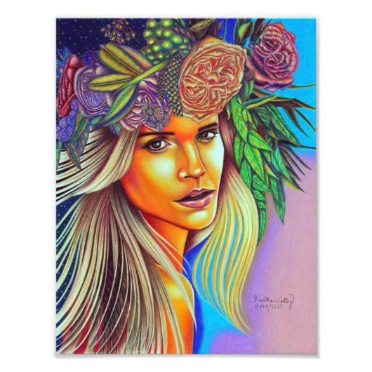 lichtstraal foto afdruk (Voorkant)