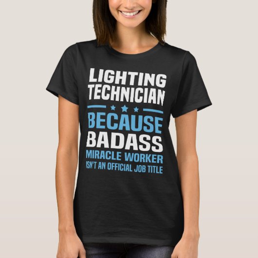 Lichttechnicus T-shirt (Voorkant)