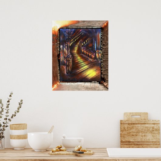 Lichttrappen Poster (Keuken)