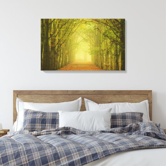 Lichttunnel Canvas Afdruk (Insitu (Slaapkamer))