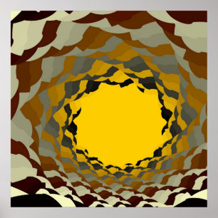 Lichttunnel Poster