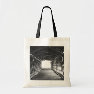 Lichttunnel Tote Bag