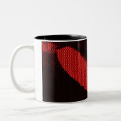 Lichtuitstralend diode Zeppelin Tweekleurige Koffiemok (Links)