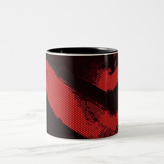 Lichtuitstralend diode Zeppelin Tweekleurige Koffiemok (Center)