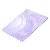 lichtviolette winter notitieblok (Schuin)