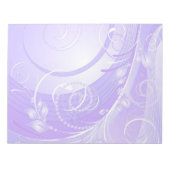 lichtviolette winter notitieblok (Voorkant)