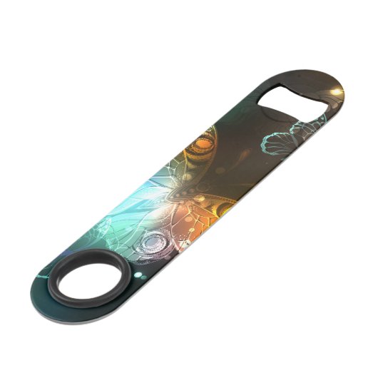 Lichtvlinder en nachtvlinder speed flessenopener (Achterkant Gekanteld)