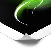 LICHTVOGELS IN GROEN POSTER (Hoek)