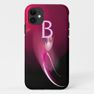 LICHTVOGELS IN PINK FUCHSIA MONOGRAM iPhone 11 HOESJE