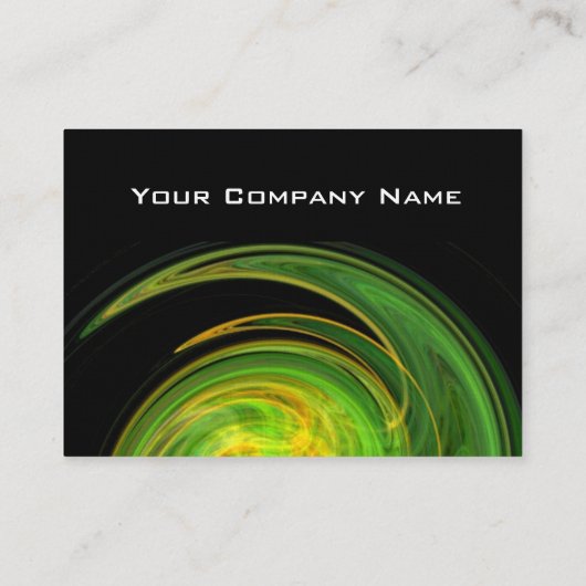 LICHTVORTEX, GEEL ORANJE GROENE ZWISSELS Zwart Visitekaartje (Achterkant)