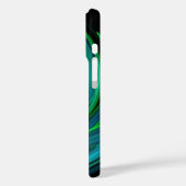 LICHTVORTEX, levendig blauw Case-Mate iPhone Case (Achterkant / Links)