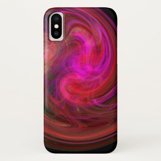 LICHTVORTEX, levendig rood Case-Mate iPhone Case (Achterkant)
