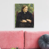 Lichtwark's moeder, 1908 canvas afdruk (Insitu (Woonkamer))