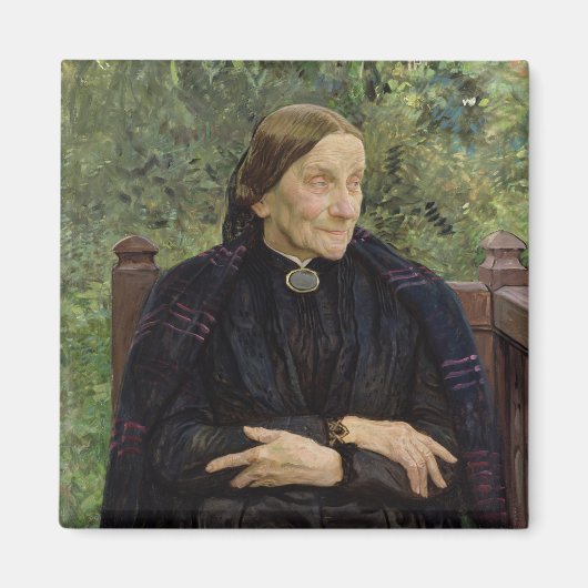 Lichtwark's moeder, 1908 magneet (Voorkant)