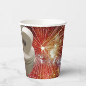 Lichtzijde glimlachen papieren bekers (Links)