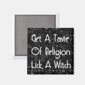 Lick A Witch Magneet (Voorkant / Achterkant)