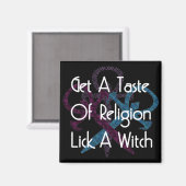 Lick A Witch Magneet (Voorkant / Achterkant)