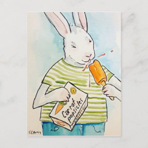 Lick Hare briefkaart