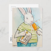 Lick Hare briefkaart (Voorkant / Achterkant)