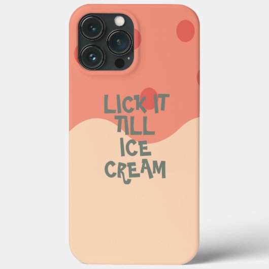 Lick It Till Glace Creative 1 Pastel coque iphone (Verso)