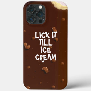 Lick it tot Ice Cream 4 Pastel Colour iPhone Case