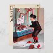 Lick me kerstBriefkaart Briefkaart (Voorkant / Achterkant)