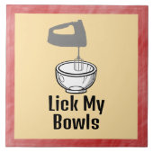 Lick My Bowls Carreaux céramiques (Devant)