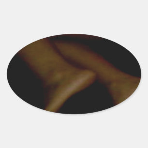 LICK MY FEET OVALE STICKER