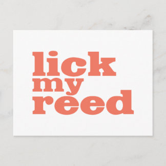 Lick My Reed Briefkaart