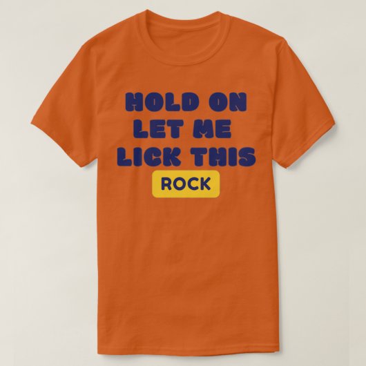 Lick rocks t-shirt (Design voorkant)