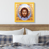 L'Icône SAINTE MANDYLION sur toile étirée (Insitu(Chambre))