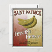 licor de Banana Briefkaart (Voorkant / Achterkant)