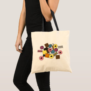 Licorice Allsorts All Sorts Snoep Licorice Foodie Tote Bag