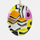 Licorice Allsorts Keramisch Ornament (Rechts)