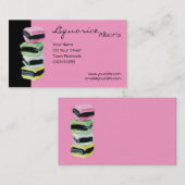 Licorice Allsorts roze Visitekaartje (Voorkant / Achterkant)