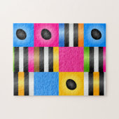 Licorice Allsorts Snoep Pixels Legpuzzel (Horizontaal)