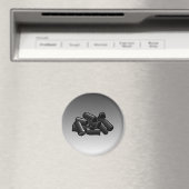 Licorice sur un aimant circulaire (In Situ (Lave-vaisselle))