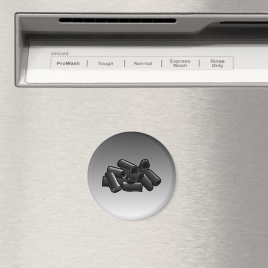 Licorice sur un aimant circulaire (In Situ (Lave-vaisselle))