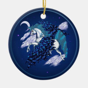 Licorne à ailes - ornements