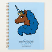 Licorne Afro Bleue (Devant)