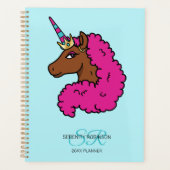 Licorne Afro Rose Chaud (Devant)