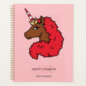 Licorne Afro Rouge (Devant)