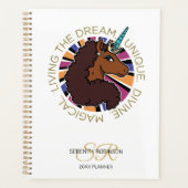 Licorne Afro Vivant son Rêve Design (Devant)