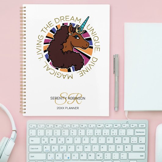 Licorne Afro Vivant son Rêve Design