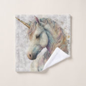licorne arc-en-ciel magique (Gant de toilette)